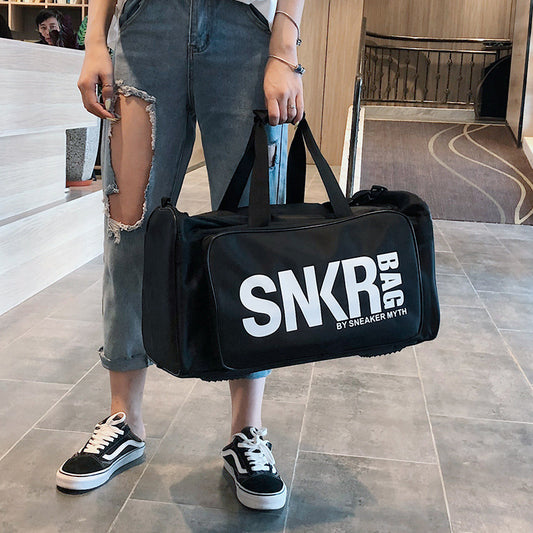 Large Multiple Compartment Sport Training Gym Bags Men Sneaker Gym Bag Waterproof Shoulder Bag